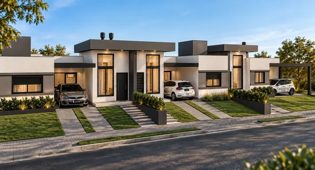 Casa geminada com 2 dormitórios