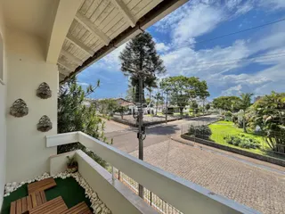 Vista da varanda de uma propriedade em Lajeado, Brasil.