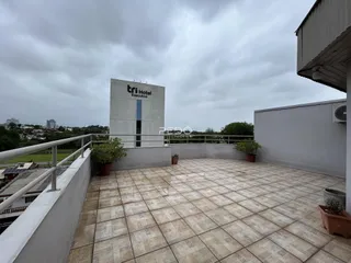 Vista da área externa de um imóvel em Lajeado, Brasil.
