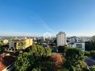 Vista aérea de uma área residencial em Lajeado, Brasil.
