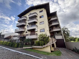 Fachada de um prédio residencial em Lajeado, Brasil.