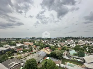 Vista aérea de uma área residencial em Lajeado, Brasil.