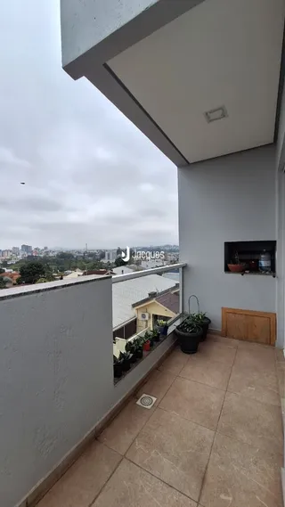 Vista da varanda de uma propriedade em Lajeado, Brasil.
