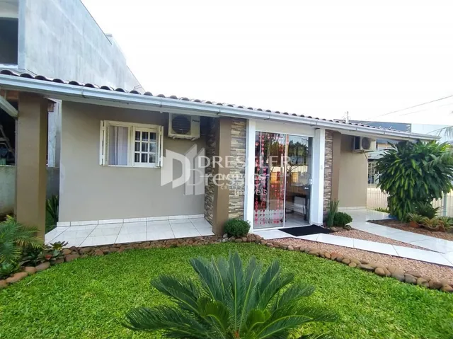 Fachada de uma residência em Lajeado, Brasil.