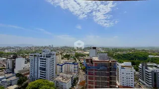Vista aérea de uma área urbana em Lajeado, Brasil.