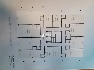 Planta baixa de um imóvel em Lajeado, Brasil.