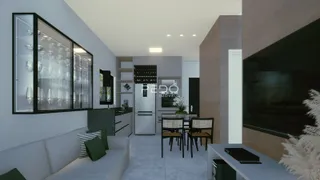 Sala de estar com vista para a área externa da residência.