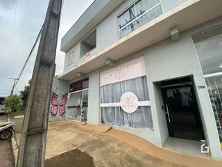 Fachada externa de um prédio em Lajeado, Brasil.