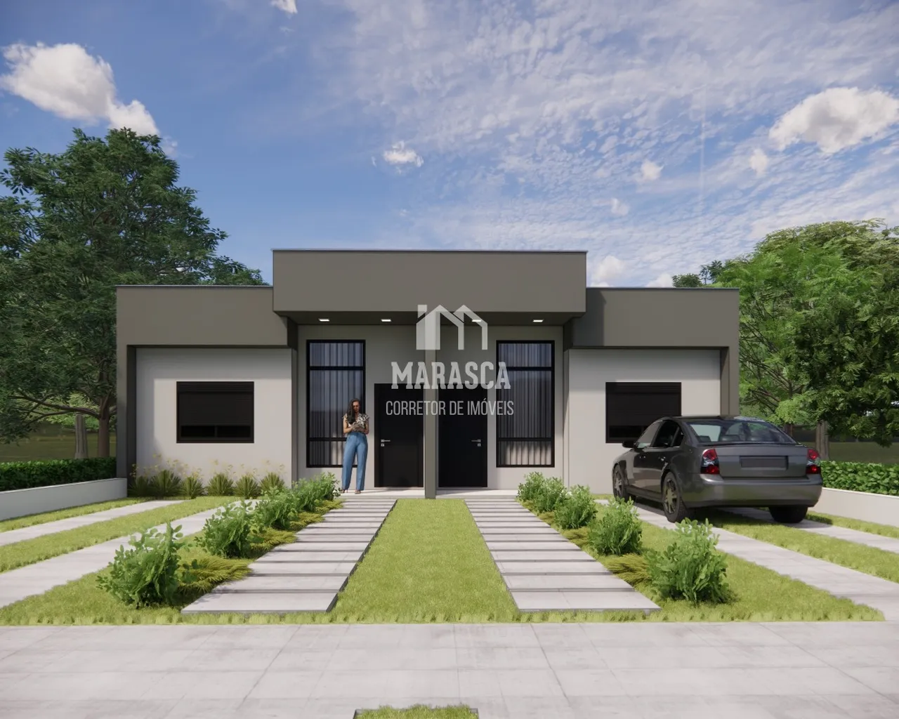 Casa geminada com 2 dormitórios, foto 1
