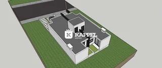 Desenho esquemático da planta baixa de uma residência em Lajeado, Brasil.