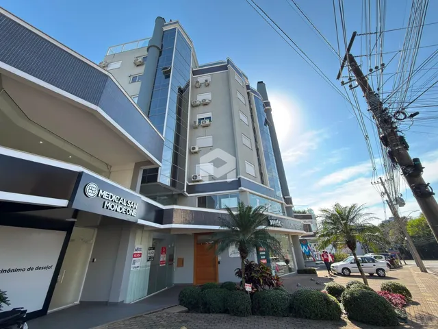 Fachada de um edifício residencial em Lajeado, Brasil.