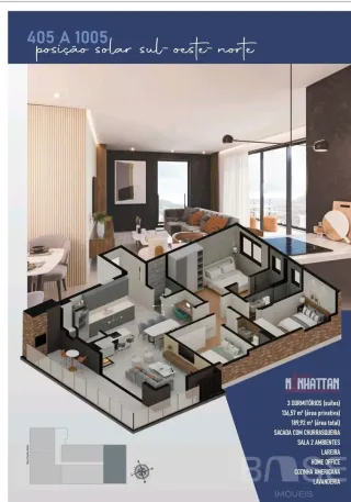 Apartamento com 3 dormitórios, foto 2
