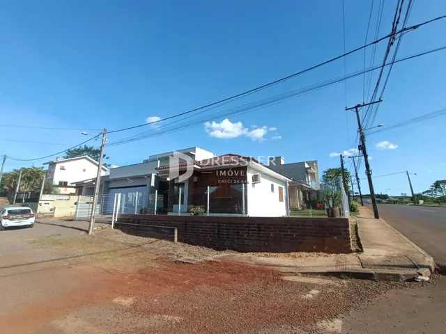 Fachada de uma casa em Lajeado, Brasil.