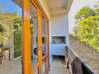 Vista da área externa de uma residência em Lajeado, Brasil.