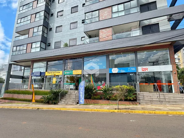 Fachada de um edifício residencial em Lajeado, Brasil.