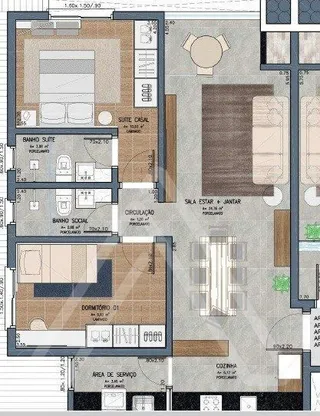 Apartamento com 2 dormitórios, foto 7