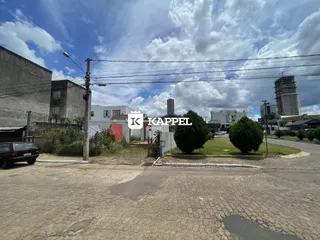 Fachada de um imóvel na rua em Lajeado, Brasil.